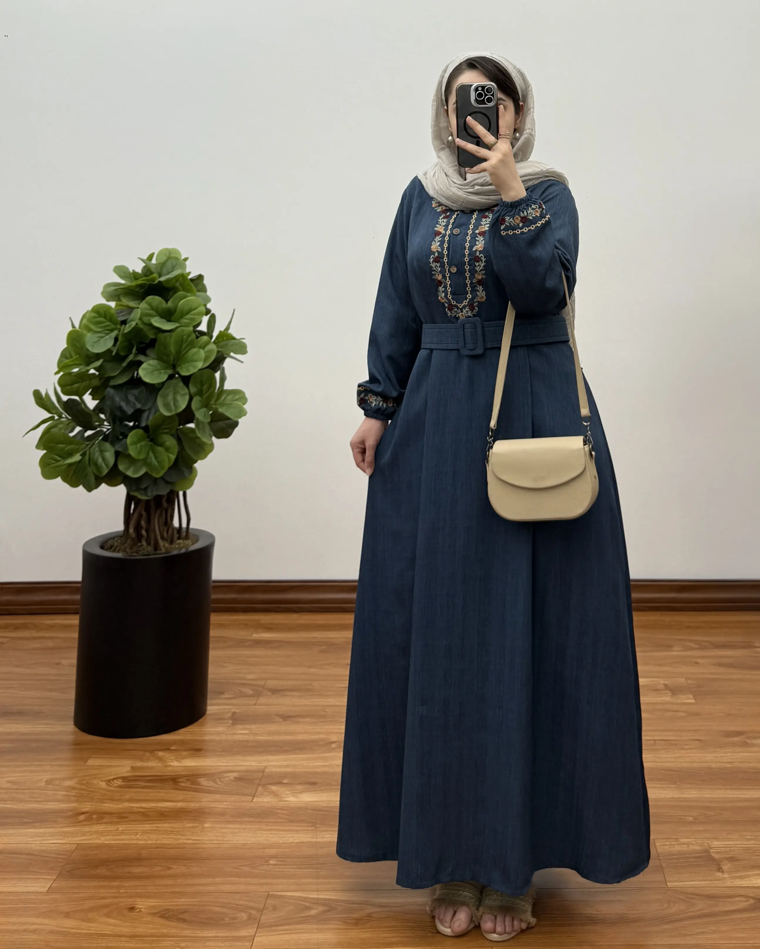 کفتان سوپر کلوش و بلند مدل آیدا